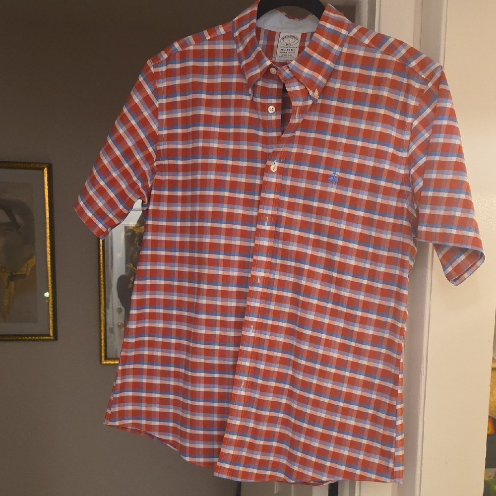 NWOT - Brooks Brothers Short Sleeve Shirt - Large